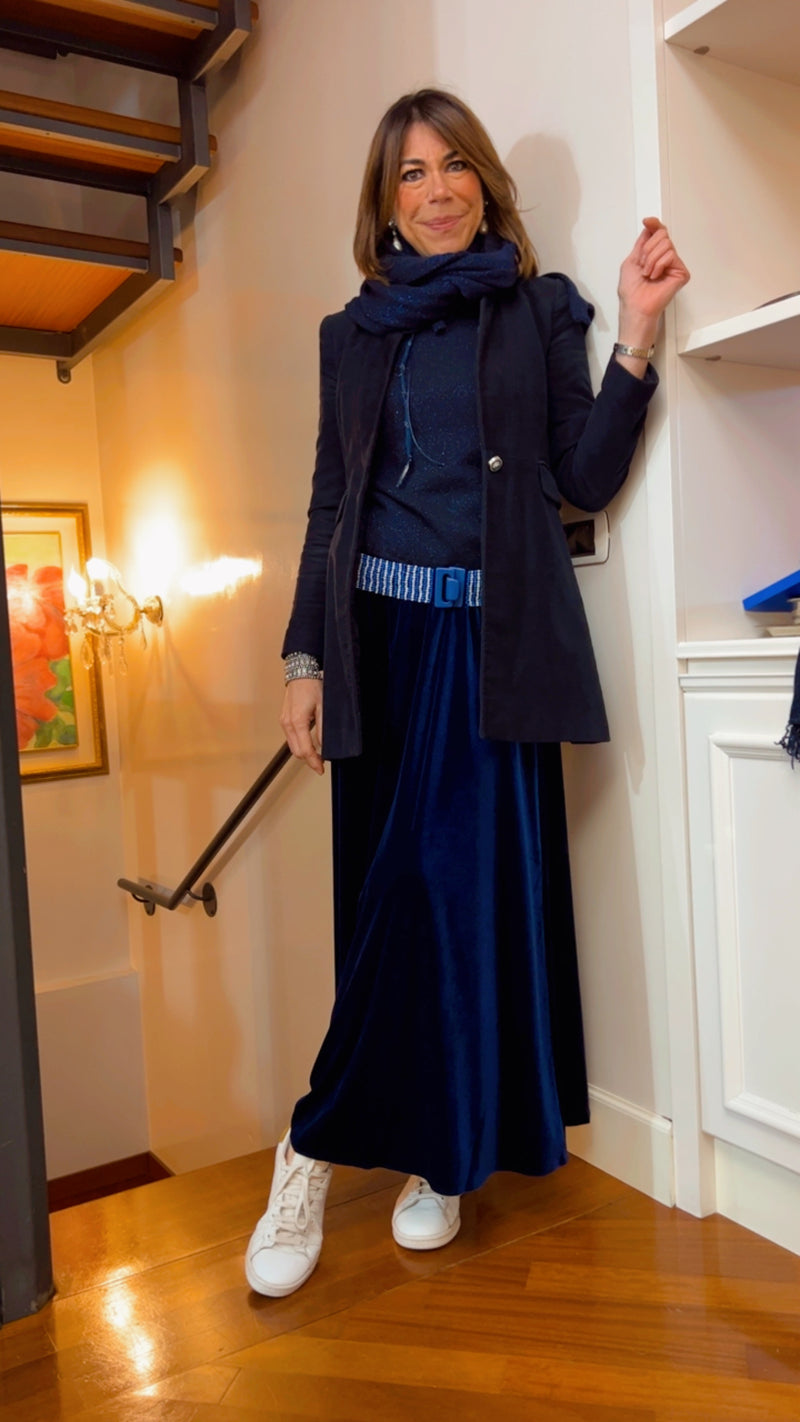 CASHMERE BLU MARINE & PUNTO LUCE BLUETTE