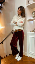 I PANTALONI DI VELLUTO 🖤 BORDEAUX Su ordinazione / Spedizione a partire dal 29 ottobre