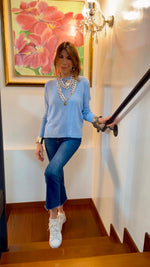 L'EASY CHIC CHE RISOLVE TUTTO 🖤 AZZURRO RAFFINATO SUBLIME