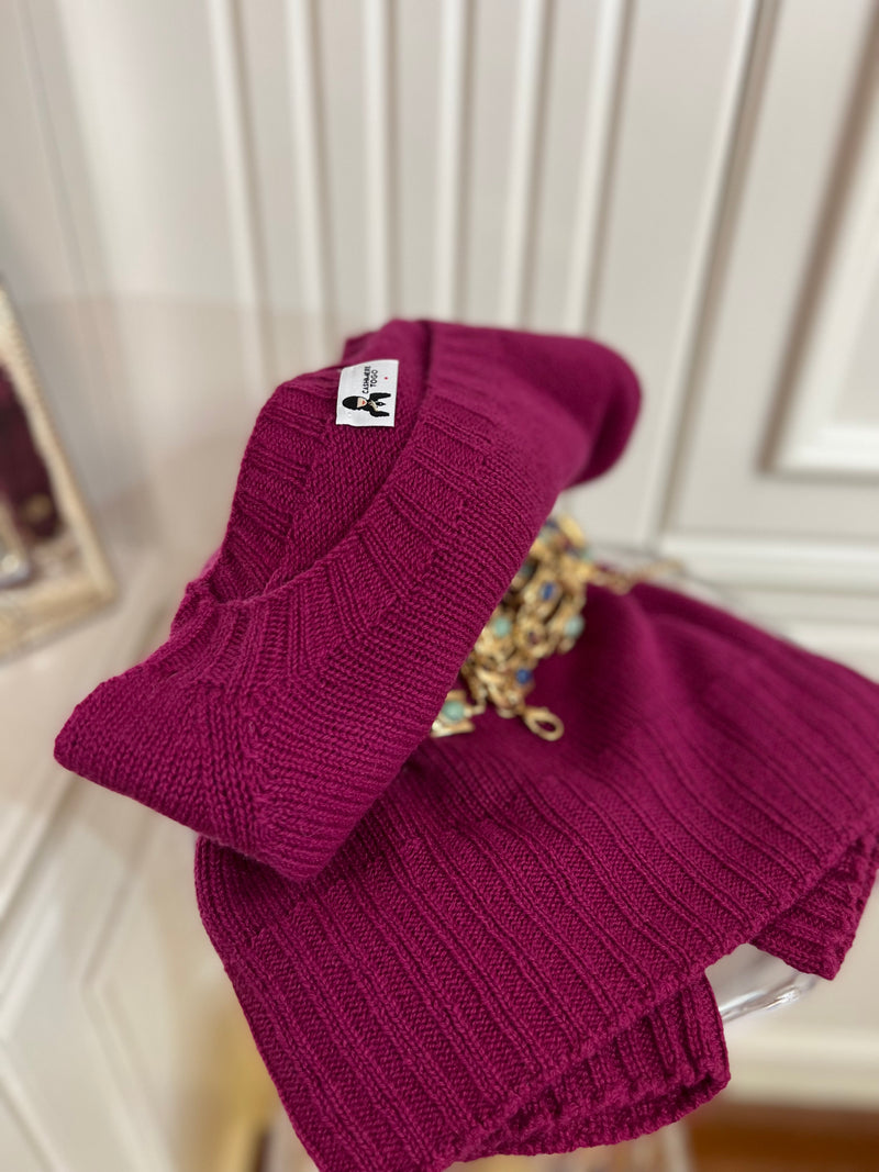 IL BOLERO CICLAMINO | 100% CASHMERE - Spedizione a partire da fine ottobre