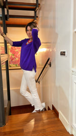 OVETTO VIOLA INTENSO MERAVIGLIOSO | 100% CASHMERE