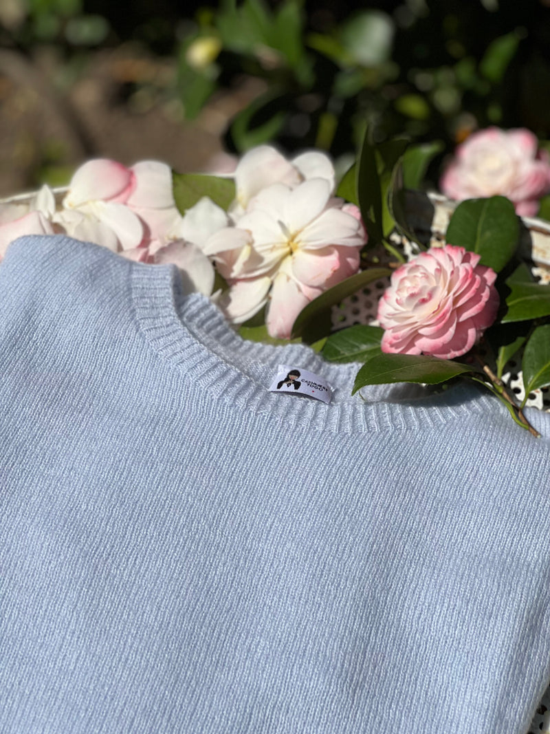IL BON BON AZZURRO ACQUA | 100% CASHMERE