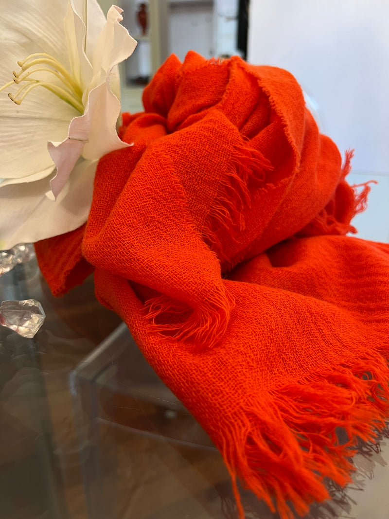 La Nuvoletta da Borsetta ARANCIONE | 100% cashmere