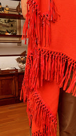 MAXI TRIANGOLI 100% CASHMERE CON FRANGE