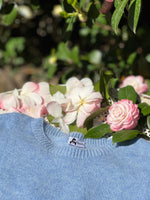 IL BON BON AZZURRO CIELO MELANGE | 100% CASHMERE