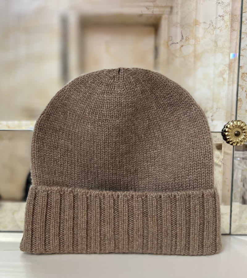 CAPPELLO MEZZA COSTA BISCOTTO | 100% CASHMERE