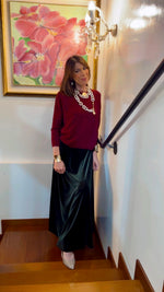 BIG LOVE BORDEAUX | 100% CASHMERE
