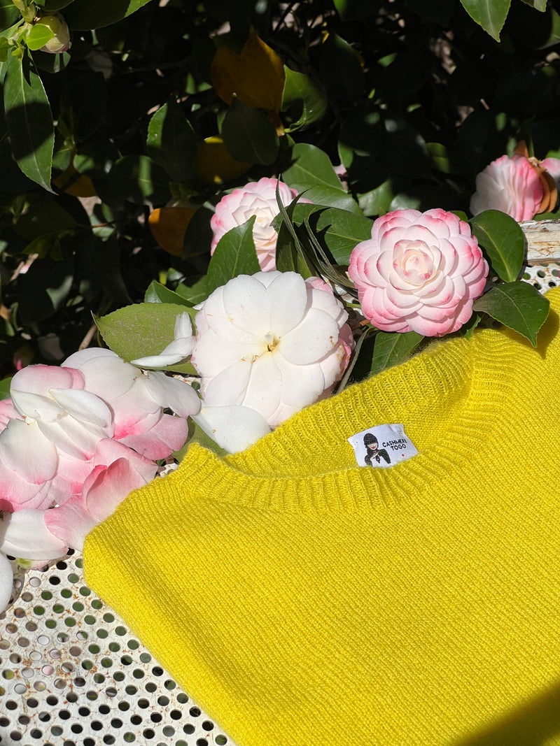 IL BON BON GIALLO | 100% CASHMERE