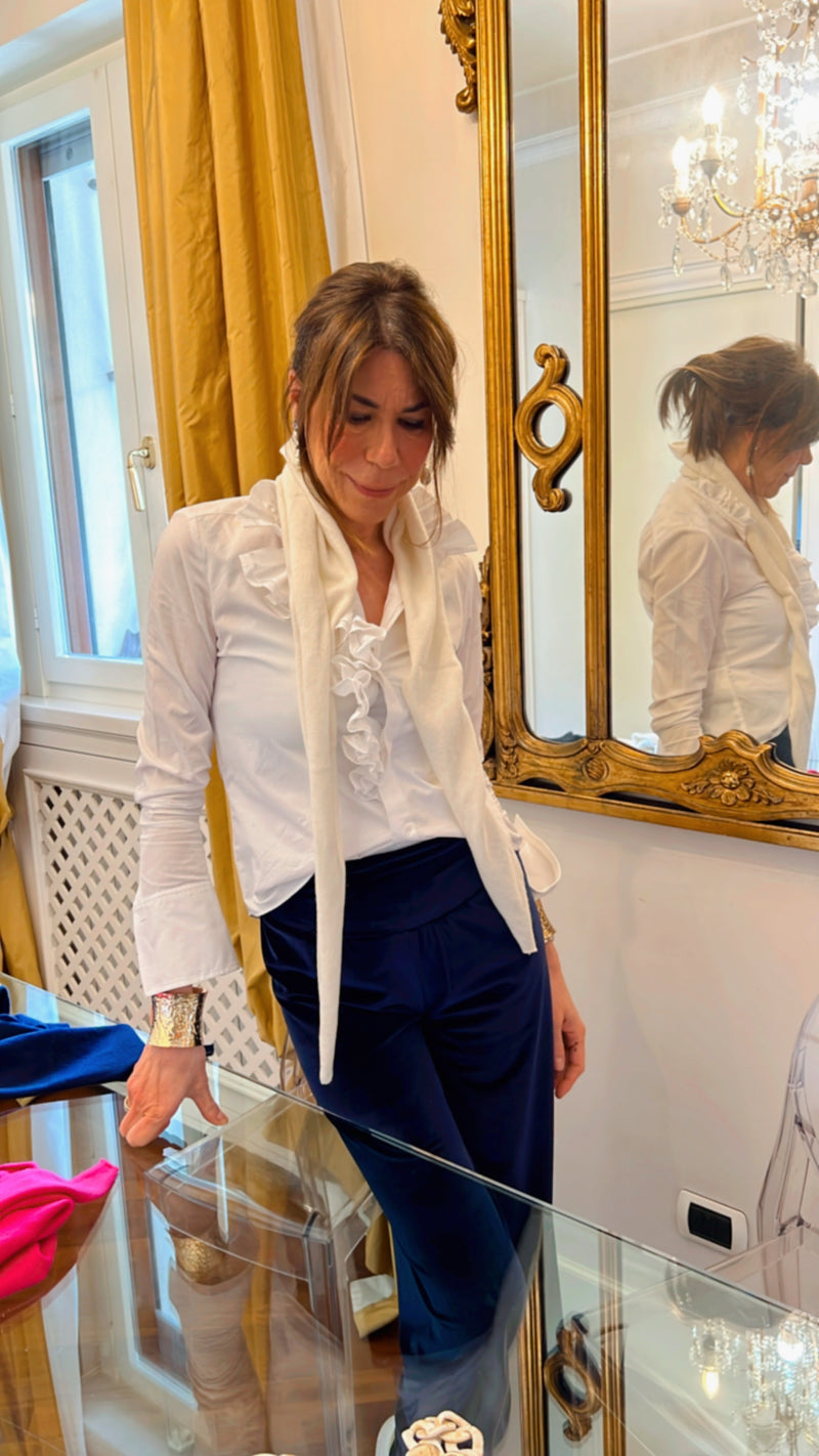 FOULARD BIANCO PANNA