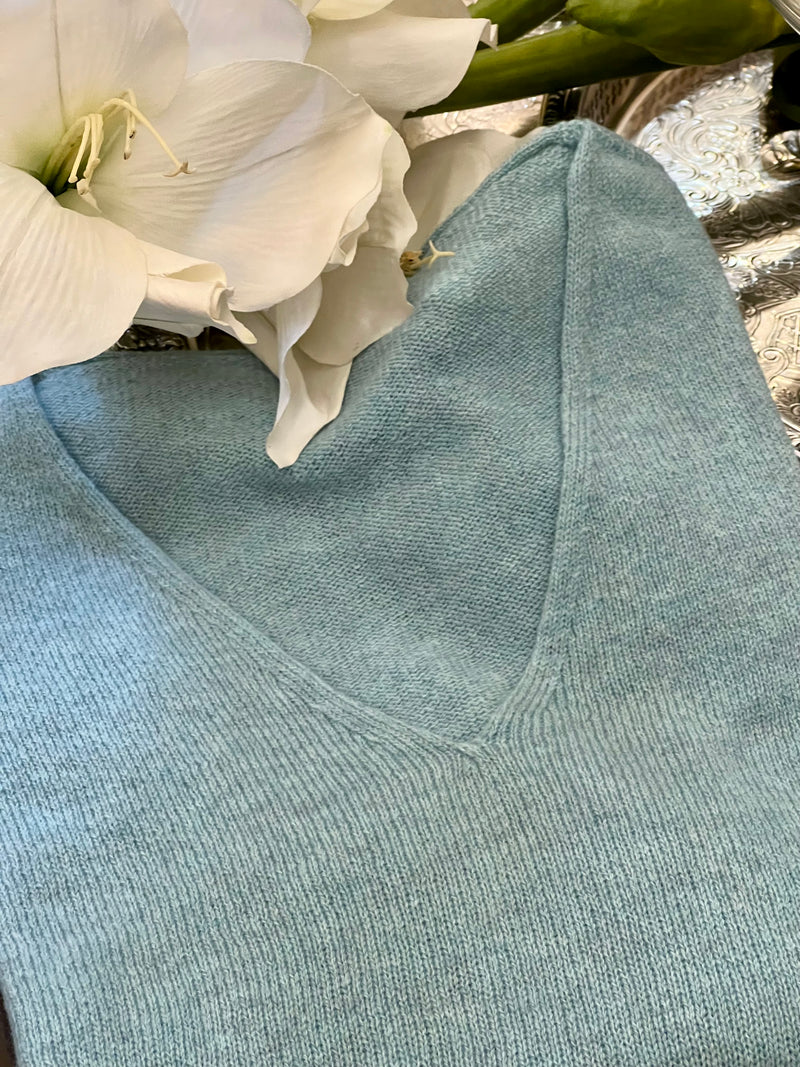 IL QUADRATO SCOLLO V 🖤 AZZURRO ISLAND PARADISE / Su ordinazione spedizione dopo metà luglio