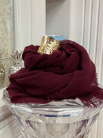 La Nuvoletta da Borsetta BURGUNDY CHIC | 100% cashmere