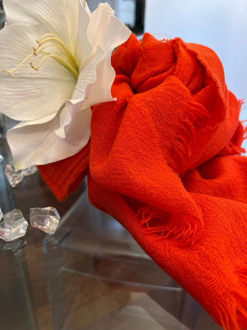 La Nuvoletta da Borsetta ARANCIONE | 100% cashmere