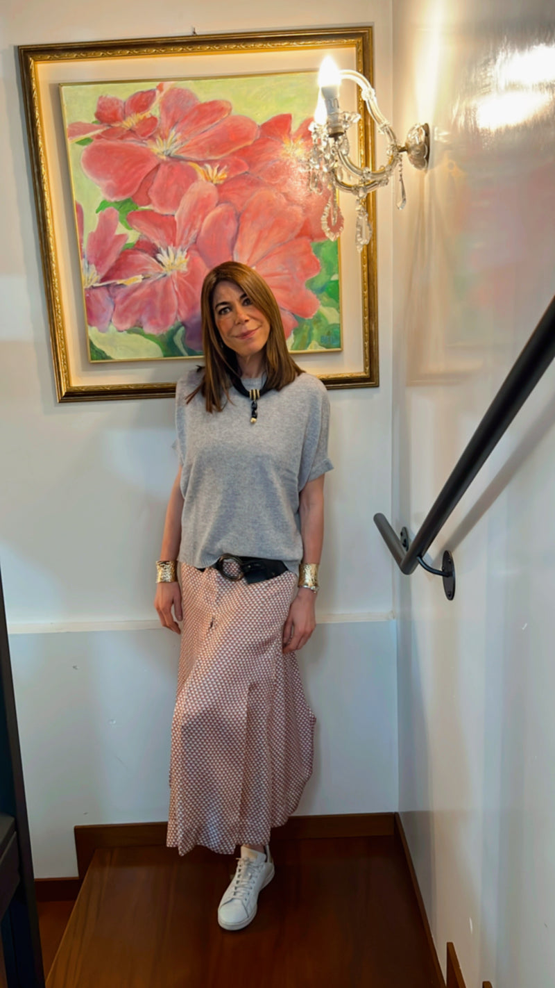 IL BON BON GRIGIO PERLA | 100% CASHMERE