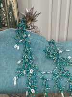 IL BOLERO AZZURRO ISLAND PARADISE | 100% CASHMERE - Spedizione a partire da fine ottobre