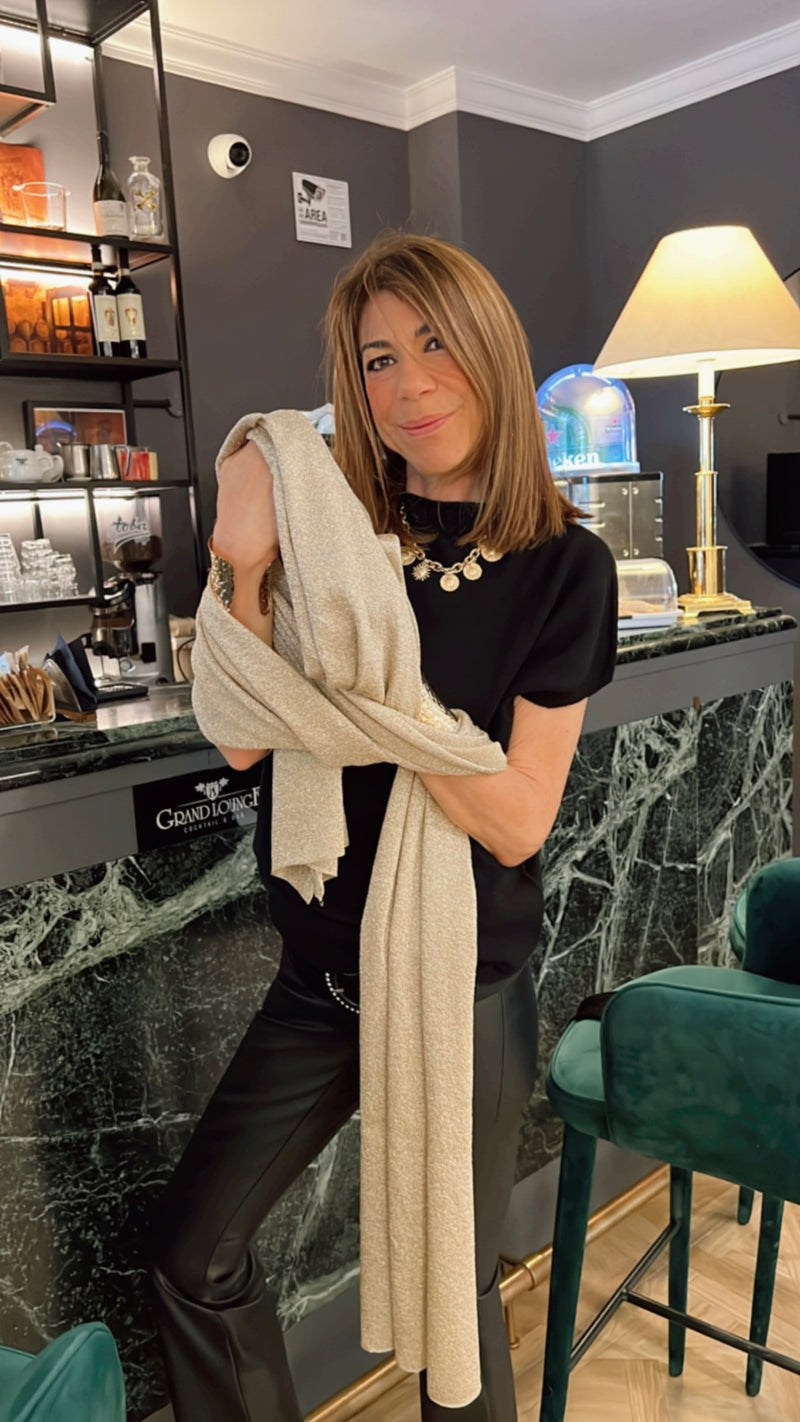 La Stola in LAME' 🖤 ORO