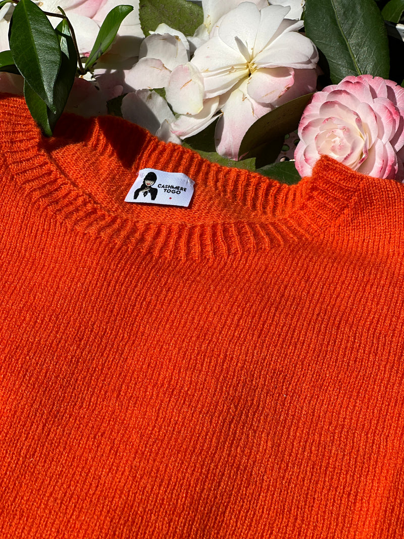 IL BON BON ARANCIONE | 100% CASHMERE