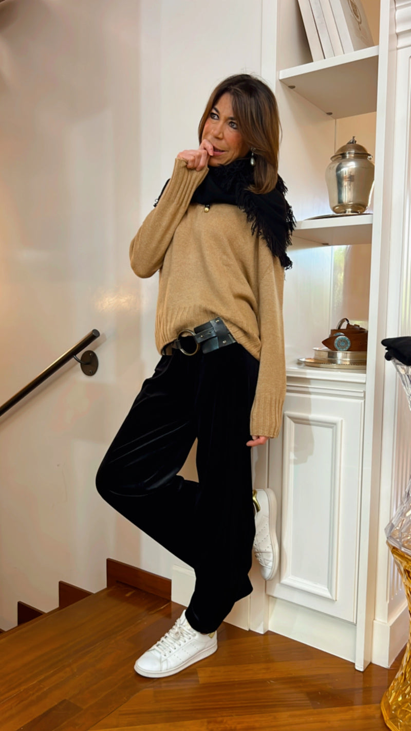 I PANTALONI DI VELLUTO 🖤 NERO - Su ordinazione/ spedizione a partire dal 29 ottobre