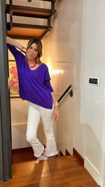 OVETTO VIOLA INTENSO MERAVIGLIOSO | 100% CASHMERE