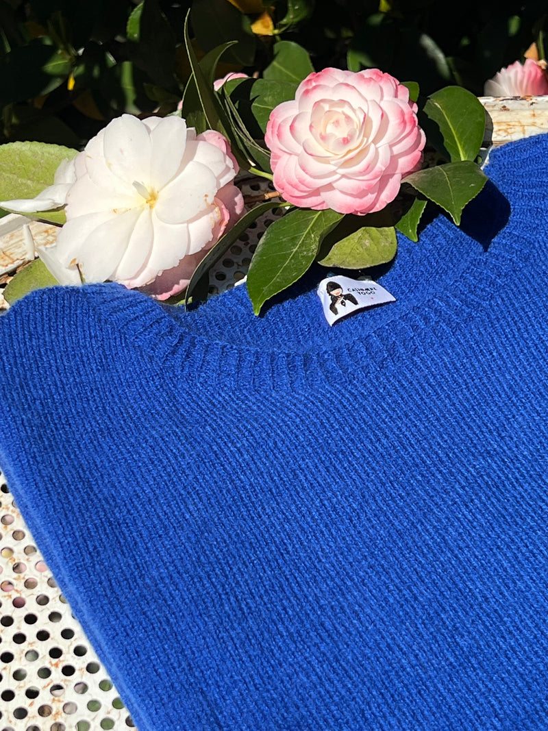 IL BON BON COBALTO | 100% CASHMERE