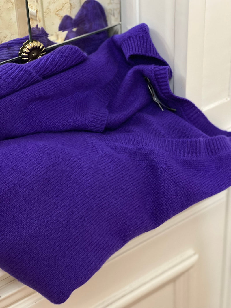 OVETTO VIOLA INTENSO MERAVIGLIOSO | 100% CASHMERE
