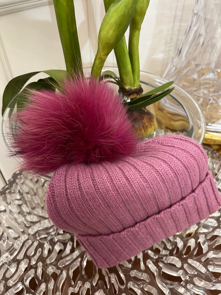 Cappello beanie in cashmere e lana a costine - Patou - Donna Cappello beanie in cashmere e lana a costine - Patou - Donna