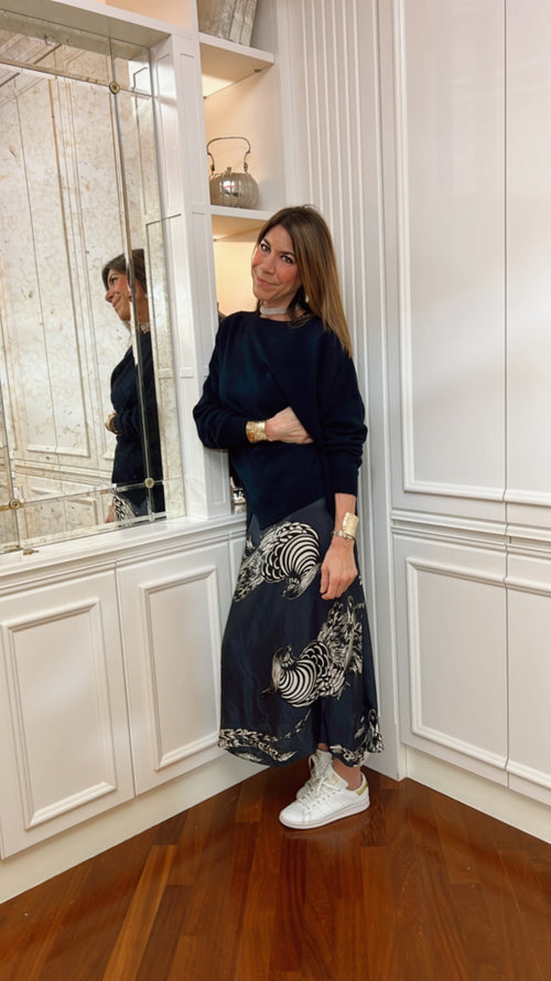 IL GIROCOLLO GLAMOUR OVERSIZE 🖤 BLU