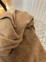 MAXI TRIANGOLO ACERO 100% CASHMERE