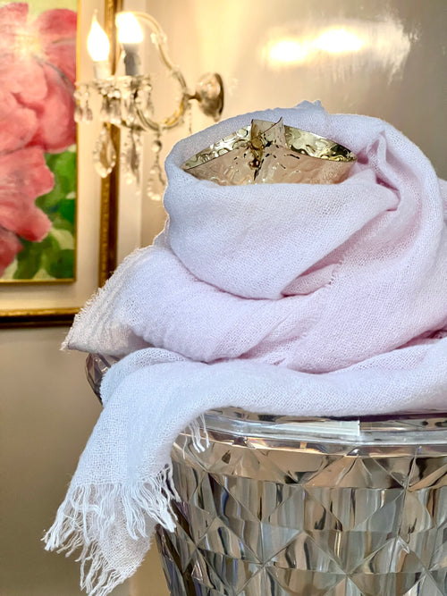 La Nuvoletta da Borsetta ROSA DELICATO STUPENDO | 100% cashmere