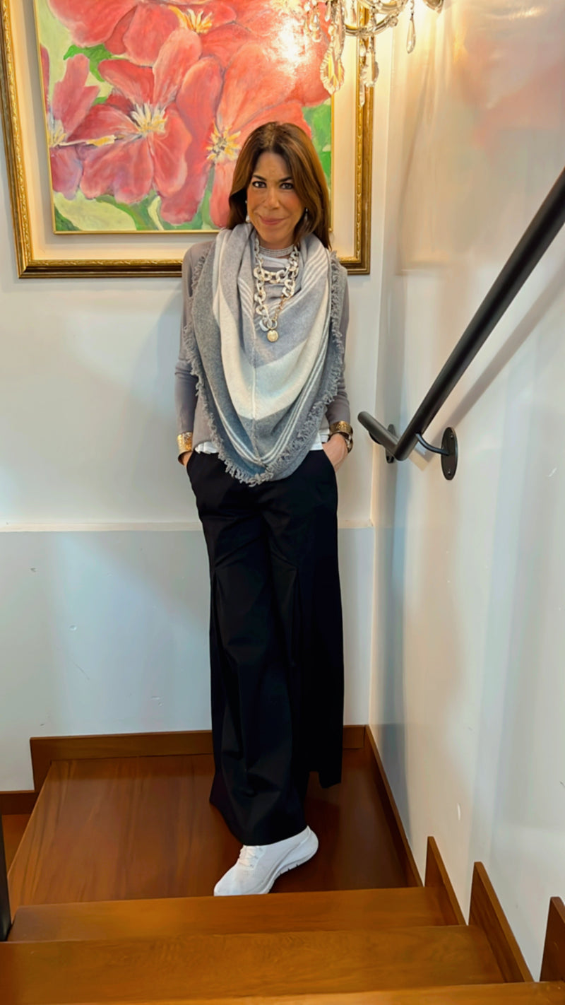 IL PONCHO GRUNGE MULTICOLOR EDIZIONE SPECIALE | 100% CASHMERE