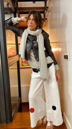 CASHMERE CORDA & PUNTO LUCE ARGENTO