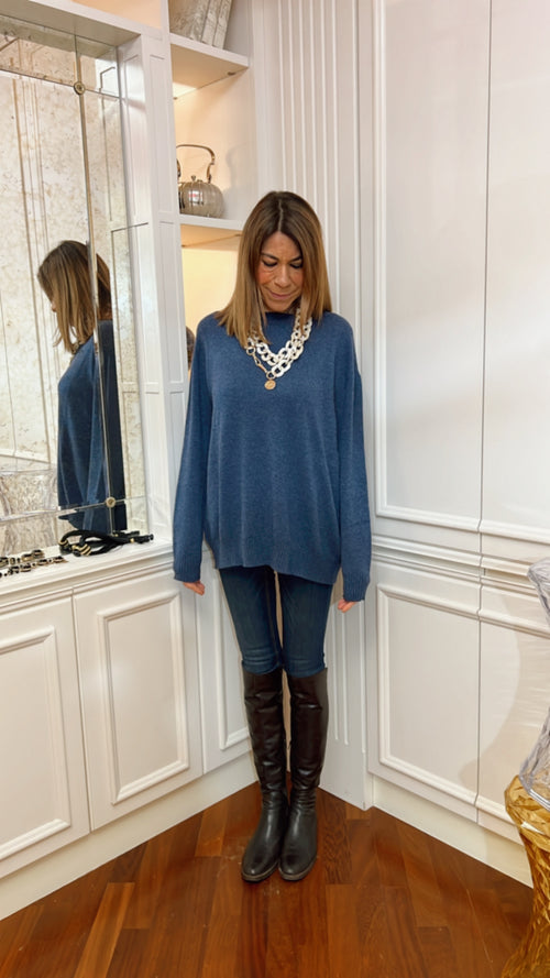 NUVOLA BLU JEANS | 100% CASHMERE