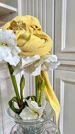 MAXI TRIANGOLO GIALLO (CANARINO)| 100% CASHMERE