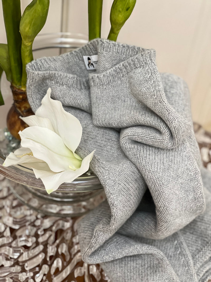 Il PONCHETTO GRIGIO PERLA | 100% CASHMERE