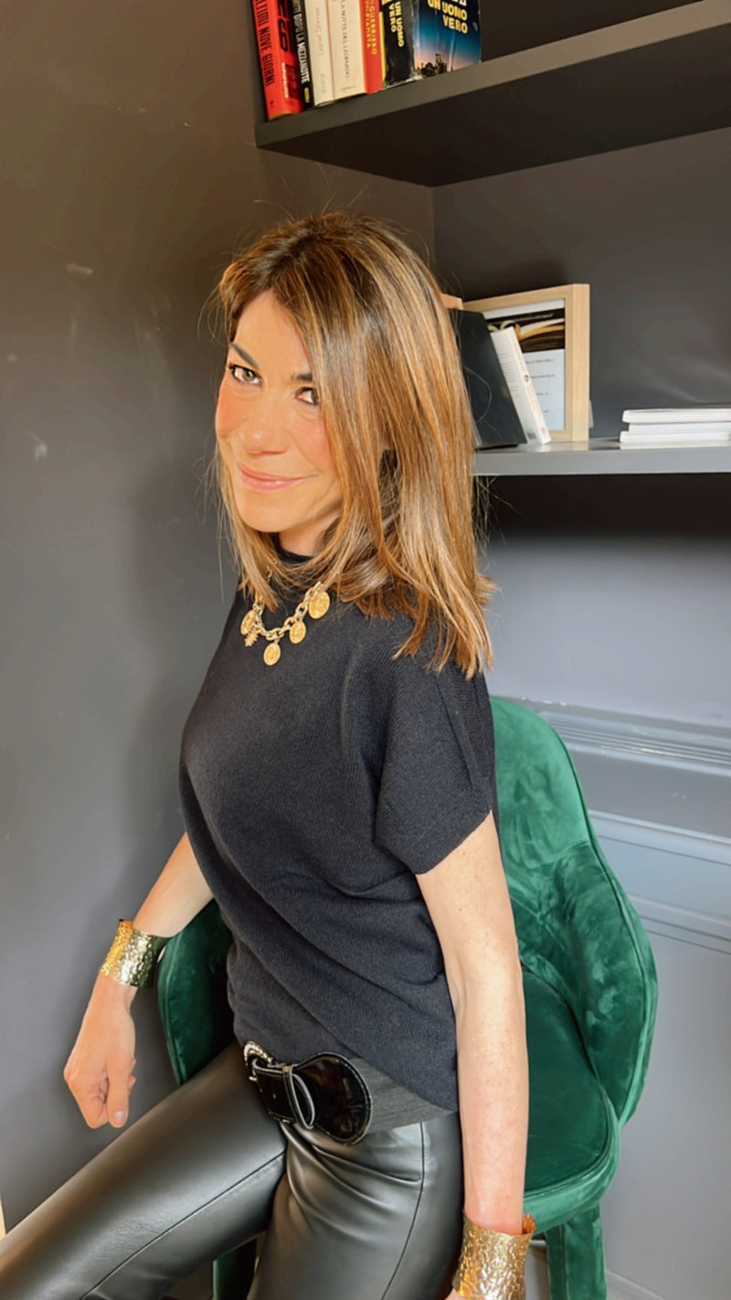IL BON BON BLU MARINE | 100% CASHMERE