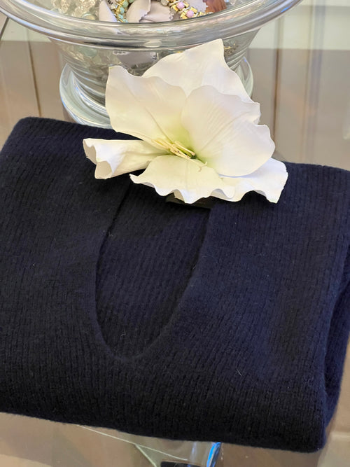 SCOLLO V COSTA INGLESE 🖤 BLU