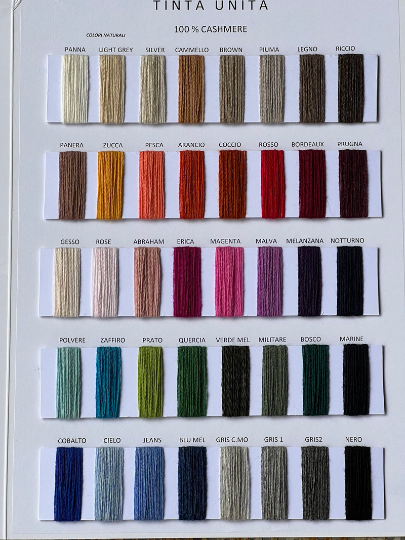 Lo scialle GRUNGE frange frisè CIELO (AZZURRO MELANGE) | 100% CASHMERE 🖤