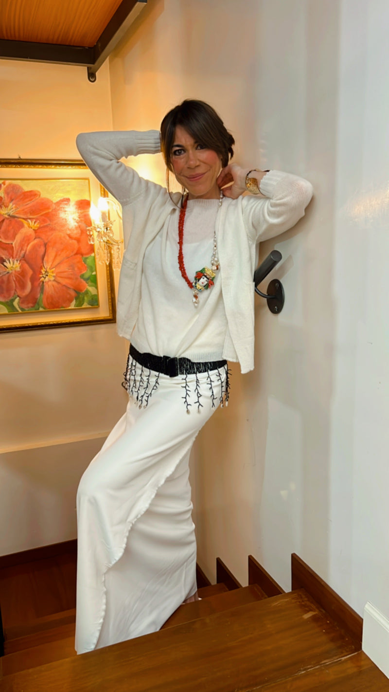 La Chicchina BIANCO| 100% CASHMERE