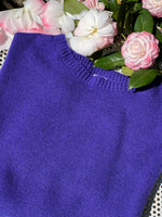 IL BON BON "VIOLA LUMINOSO PRIMAVERA" | 100% CASHMERE