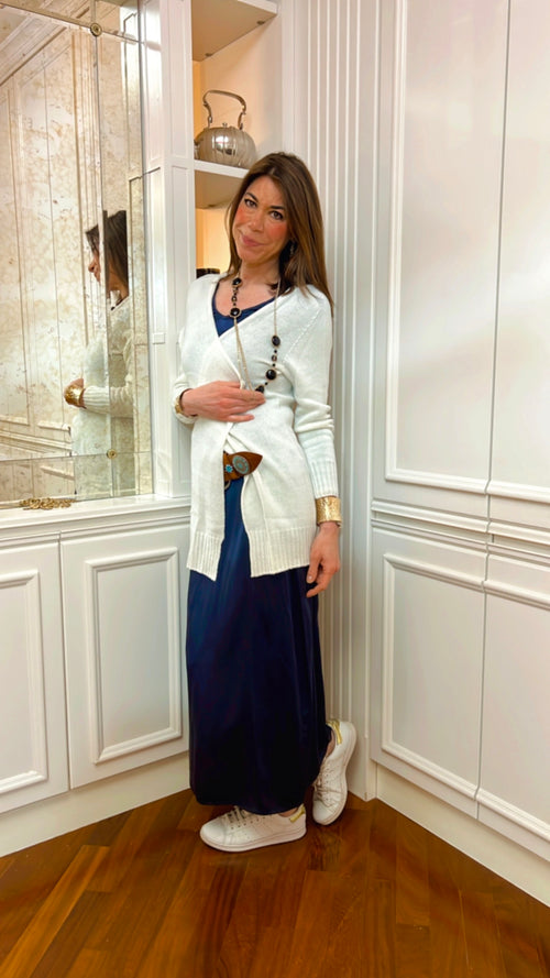 IL CARDIGAN LUNGO PANNA 🖤 "IL LUSSO DISCRETO CHE TUTTE VORREMMO NELL'ARMADIO"