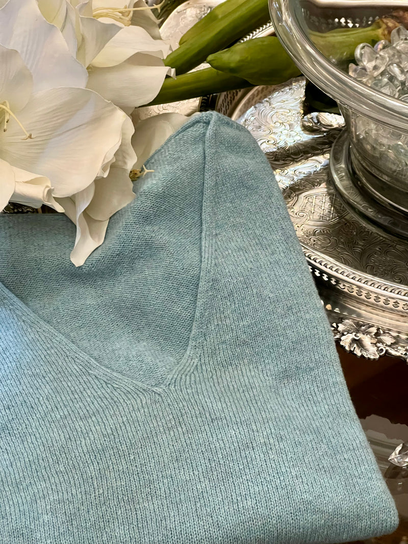 IL QUADRATO SCOLLO V 🖤 AZZURRO ISLAND PARADISE / Su ordinazione spedizione dopo metà luglio