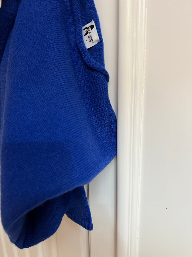 BIG LOVE BLU ELETTRICO | 100% CASHMERE