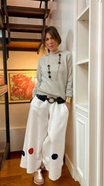 CASHMERE CORDA & PUNTO LUCE ARGENTO