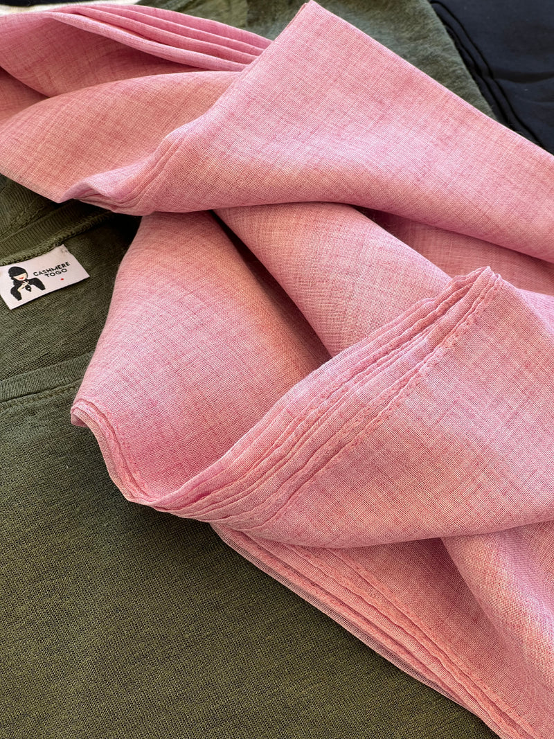 "PIEDS DANS L'EAU" ROSA | MODAL-CASHMERE