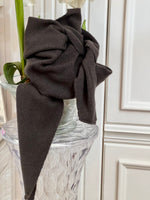 MAXI TRIANGOLO "TARTUFO DI CASHMERE 🖤 TESTA DI MORO"  100% CASHMERE SU ORDINAZIONE SPEDIZIONE DA METÀ OTTOBRE