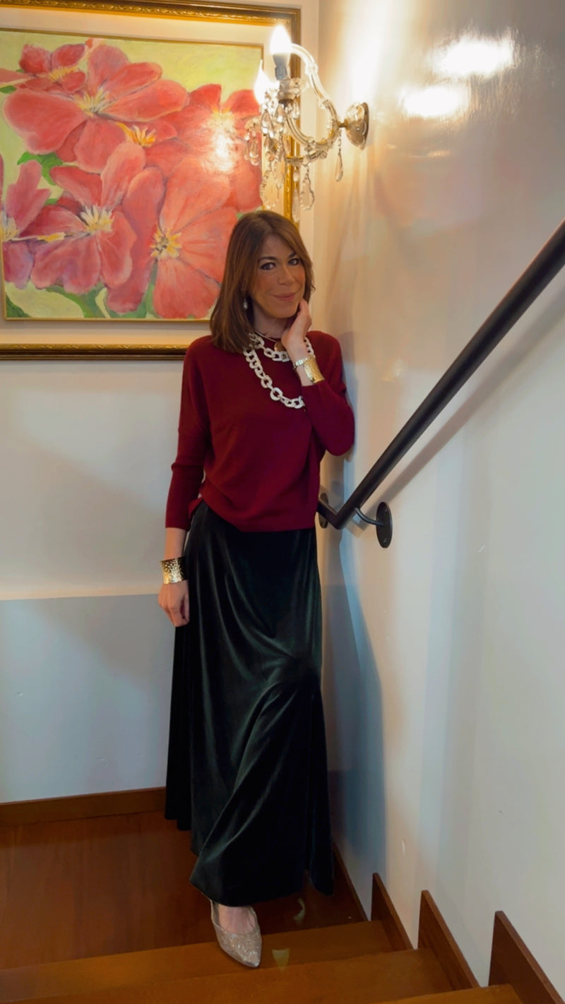 L'EASY CHIC CHE RISOLVE TUTTO 🖤 BORDEAUX