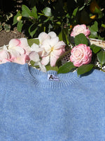 IL BON BON AZZURRO CIELO MELANGE | 100% CASHMERE