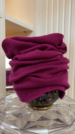 SCALDACOLLO NUVOLA CICLAMINO  100% CASHMERE