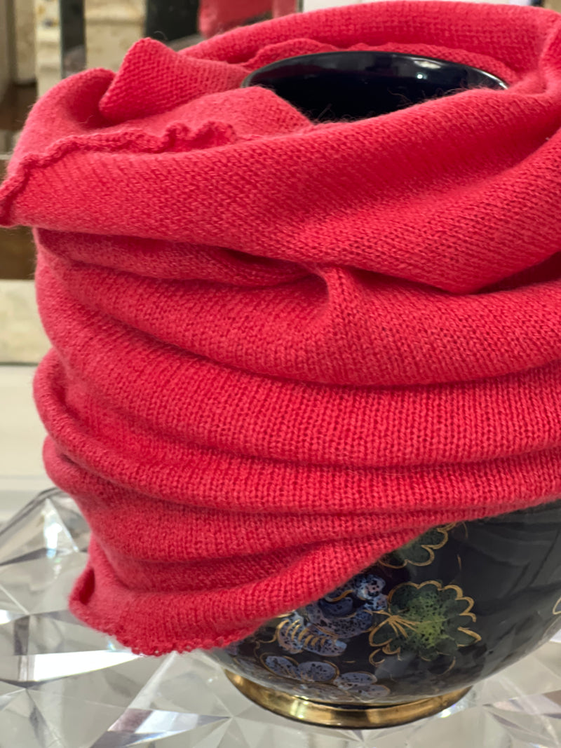 SCALDACOLLO NUVOLA CORALLO 100% CASHMERE