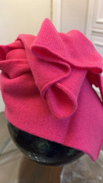 SCALDACOLLO NUVOLA FUCSIA BUBBLE SHOCKING  100% CASHMERE