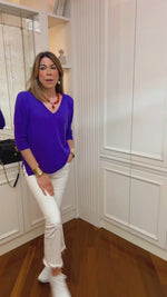 OVETTO VIOLA INTENSO MERAVIGLIOSO | 100% CASHMERE